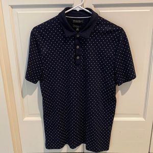 Like New: Banana Republic Polo - Navy with White Dots - Soft - Size M.